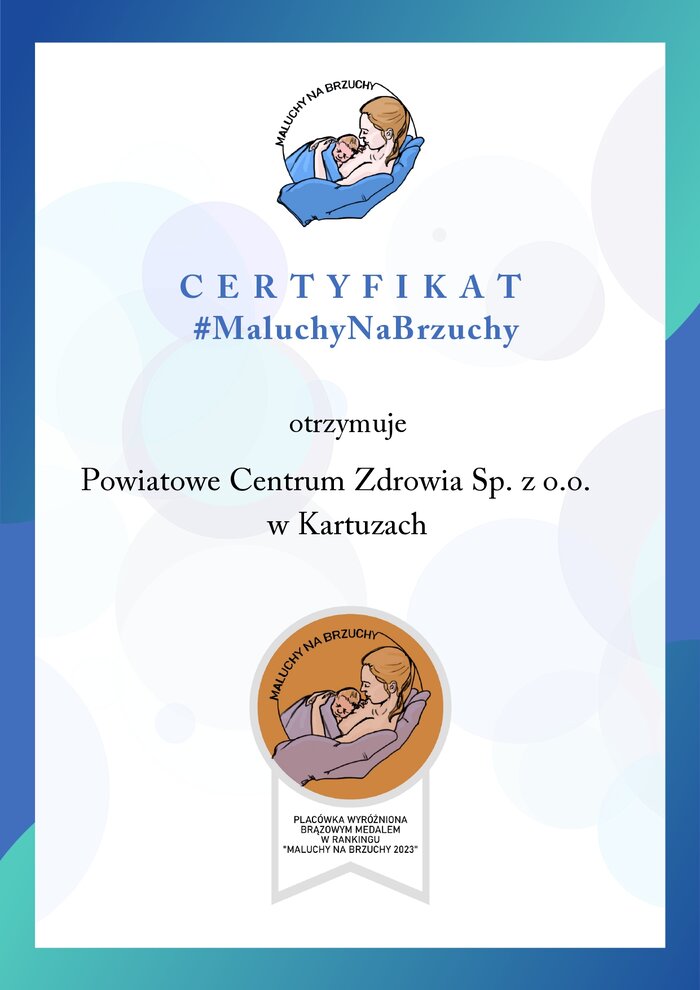 Placówka wyróżniona brązowym medalem w rankingu „Maluchy na brzuchy 2023”